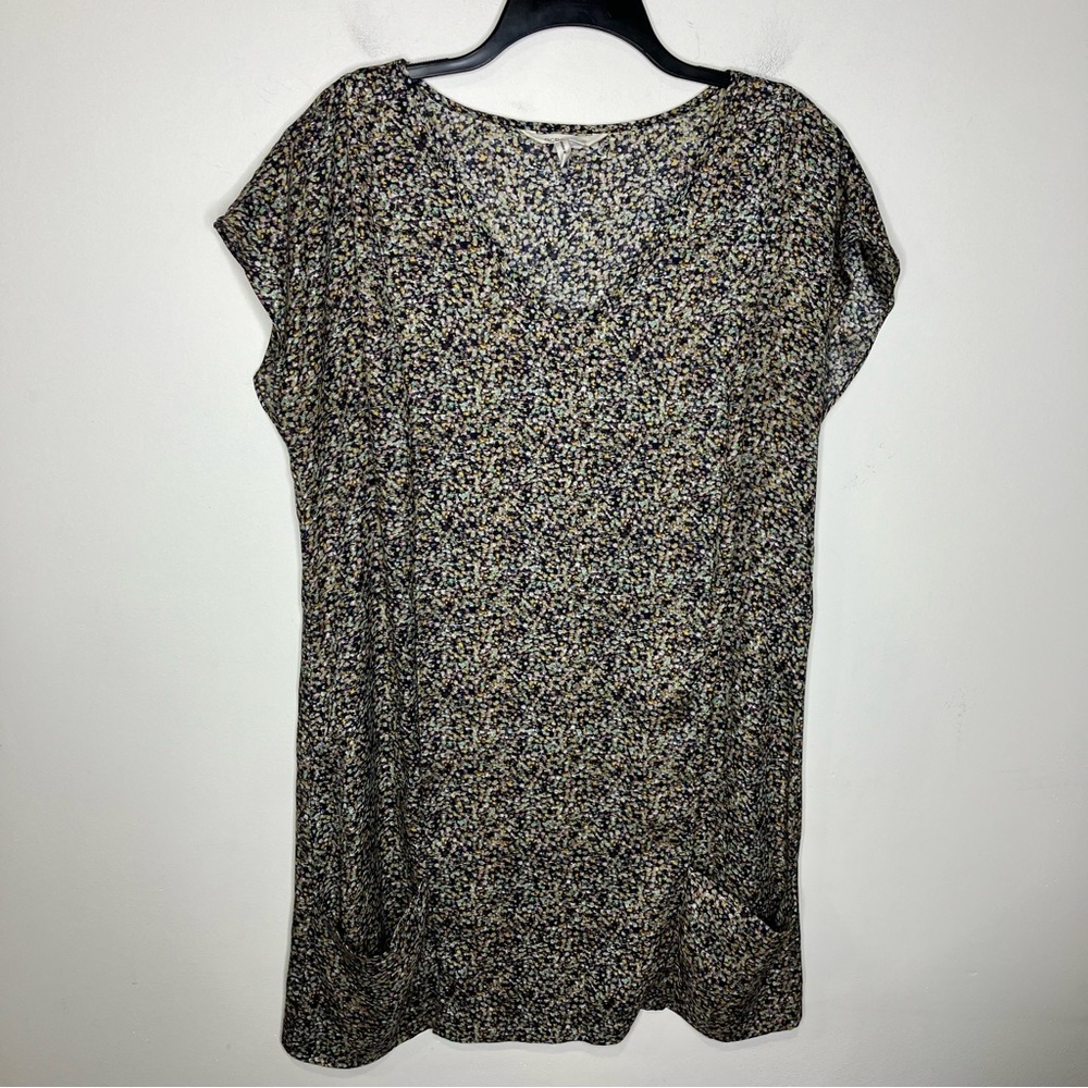 Bcbgeneration Multicolored Shift Dress Pockets Si… - image 1